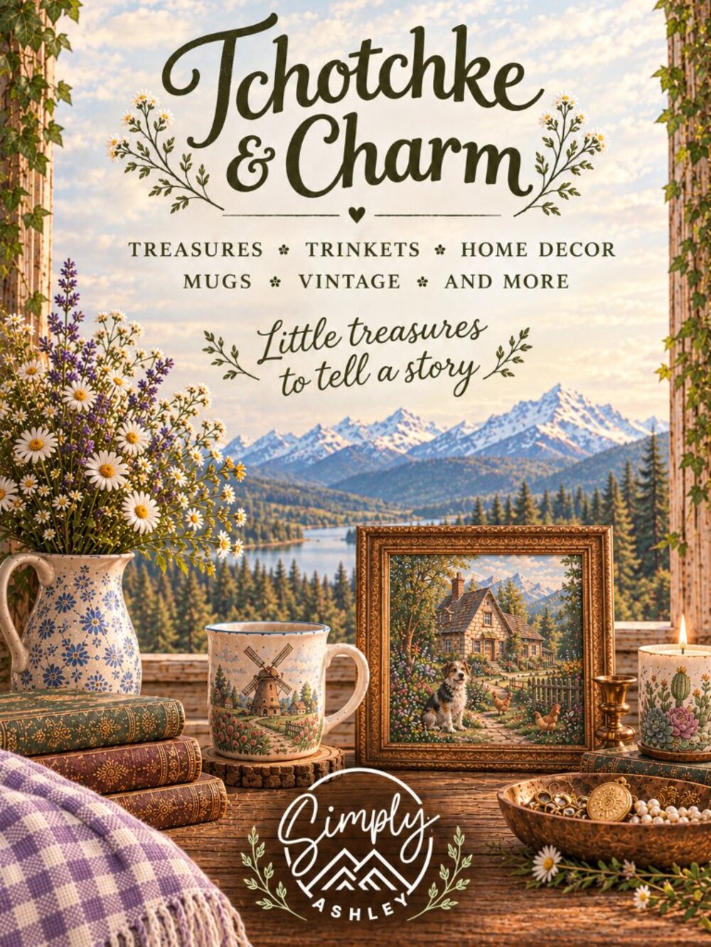 Tchotchke & Charm is Live! Treasures an Trinkets from Simply Ashley 💜
